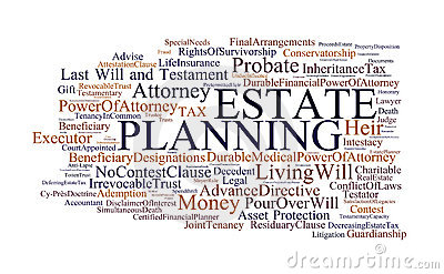 Estate planning collage